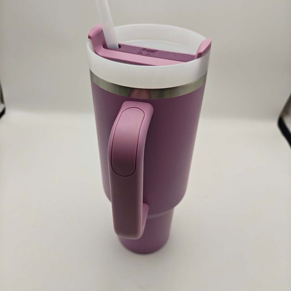 Stanley Quencher H2.0 FlowState Tumbler Cup 40 oz Lilac Purple Stainless Mug NWT - Picture 3 of 7